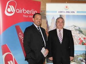 Pablo Caspers y Salvador Pendón firmaron el año pasado un acuerdo de promoción para la Costa del Sol. 